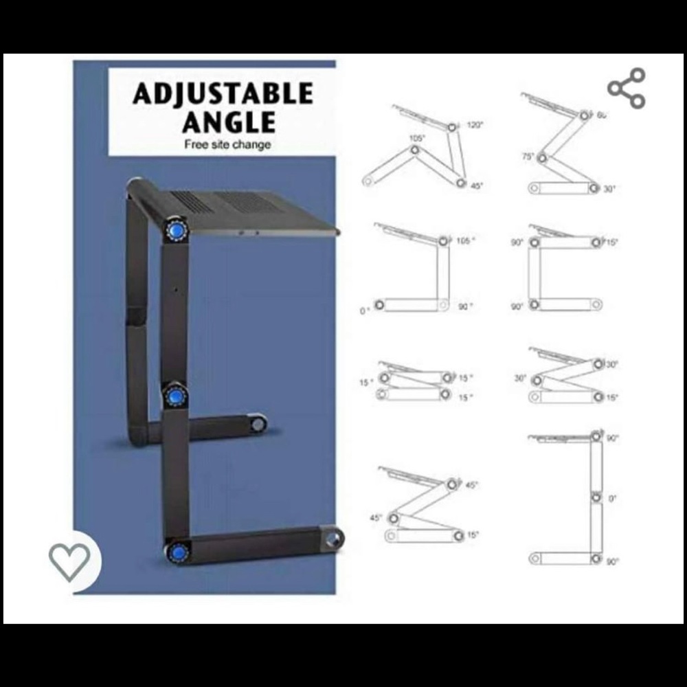 Multifunction Adjustable laptop Table Open Box - Picture 2 of 2